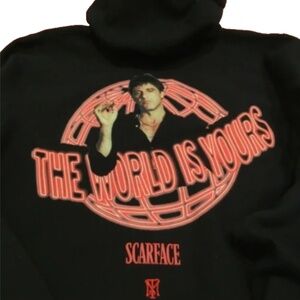 NWOT Scarface Shoe Palace hoodie black large